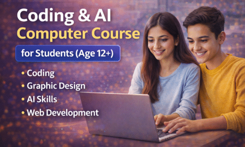 Coding & AI Computer Course for Students (Age 12+)